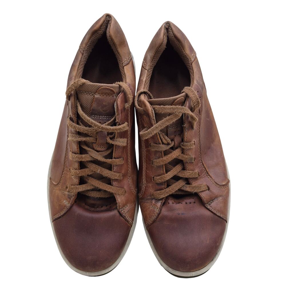 ECCO Men's Byway 2.0 nubuck leather sneakers in a brown size 44 US 10-10.5